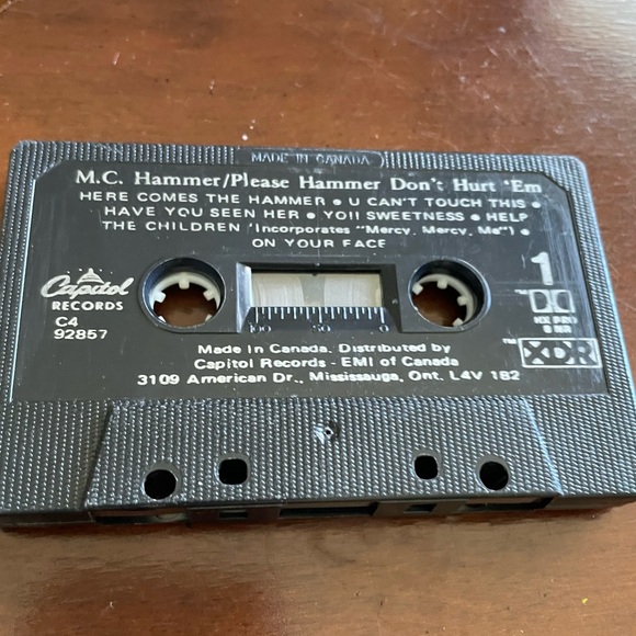 🔨 Vintage M. C. Hammer Please Don’t Hurt ‘Em 1990 Capitol Records Cassette Tape - Picture 3 of 7